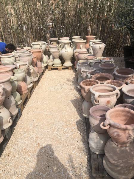 des poteries direct producteur à la pépinière Valbray à olllioules 
